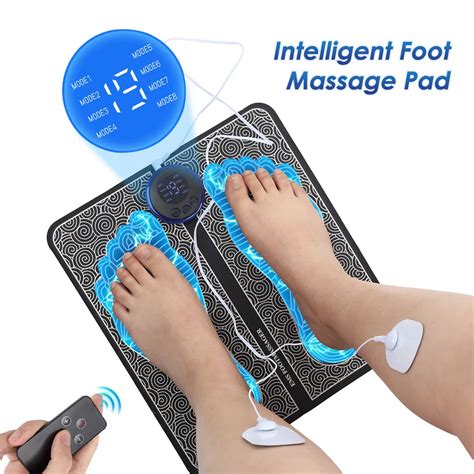 Physiotherapy Electric Ems Foot Massage Pad Muscle Acupoints Stimulator