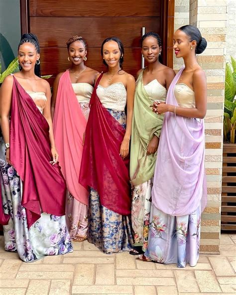 Burundi Invutano African Bridal Dress African Bridesmaid Dresses