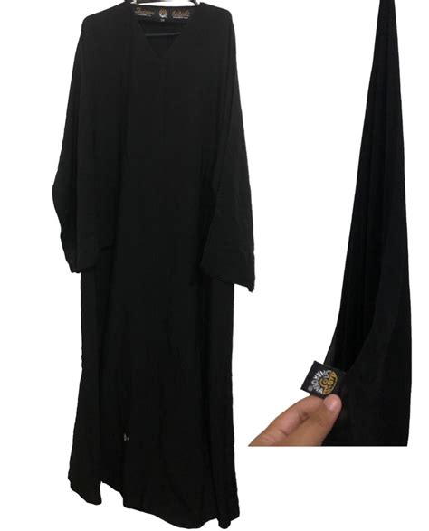 ABAYA WITH HIJAB, Women's Fashion, Dresses & Sets, Traditional & Ethnic ...