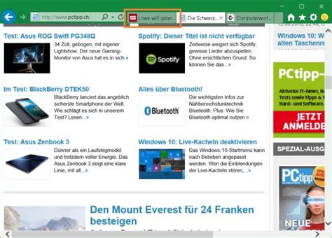 Webbrowser Was Dudelt Denn Da Ruhe Jetzt Pctipp Ch