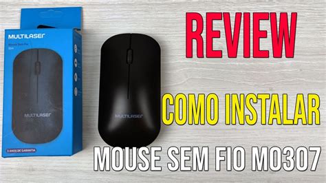 Mouse Sem Fio Wireless 1200dpi 2 4GHz PC Notebook Slim Preto Itscps