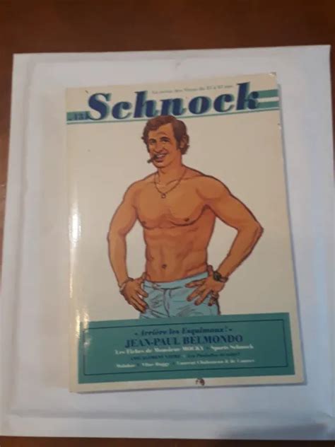 REVUE SCHNOCK 13 Jean Paul Belmondo EUR 8 00 PicClick FR