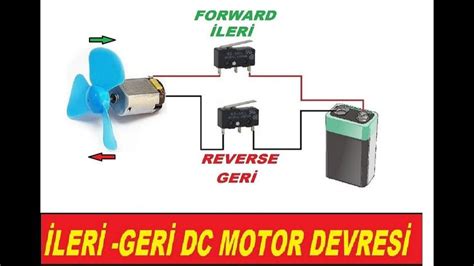 Ler Ger Motor Devres Dc Motor Ileri Geri Kontrol Devresi Limit