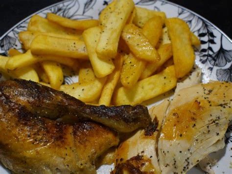 Recettes de Poulet rôti et Frites