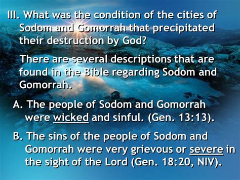 Genesis 13 Sodom And Gomorrah I Who Are The Main Players In This