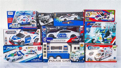 Unboxing Mainan Mobil Polisi Mobil Ambulance Helikooter YouTube