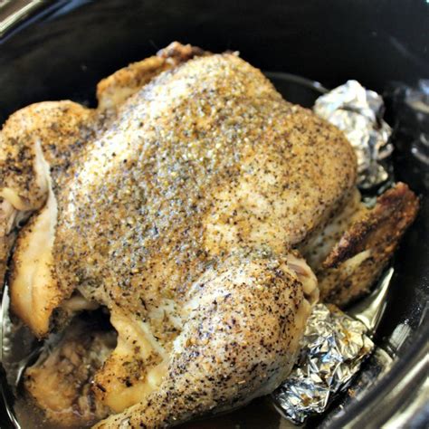 Slow Cooker Whole Chicken Recipe Easy Crock Pot Rotisserie Chicken