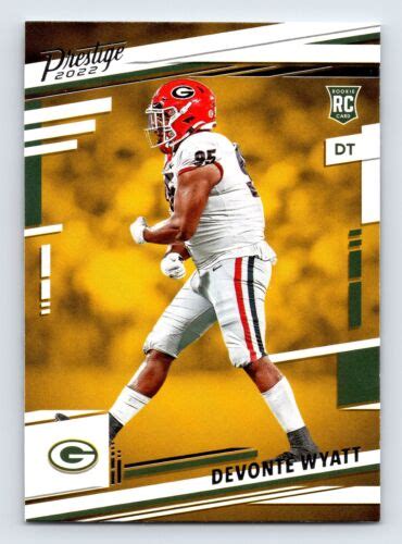 2022 Panini Prestige Devonte Wyatt 355 Football Rookie Green Bay