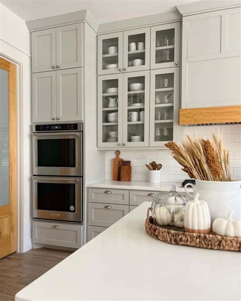 Upper Kitchen Cabinets With Glass Doors Soul Lane