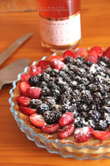 Philo aux fourneaux Tarte à la crème pâtissière aux fruits rouges