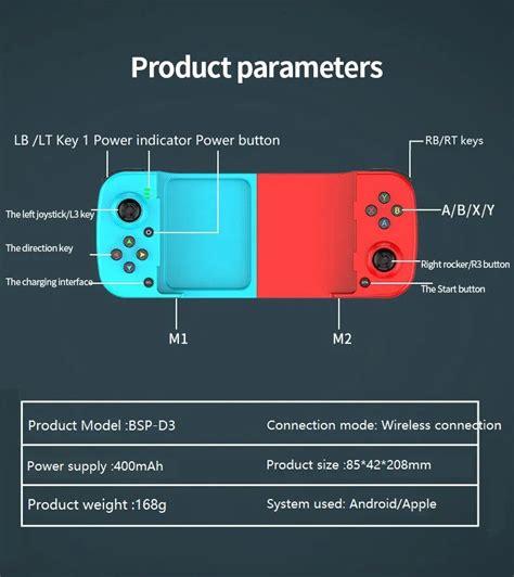 Bsp D Smartphone Mobile Android Game Controller Tablet Pc Bluetooth