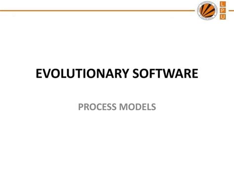 Software Process Models Ppt