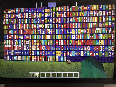 Wall Of Flags In Minecraft National Regional Territorial Disputed