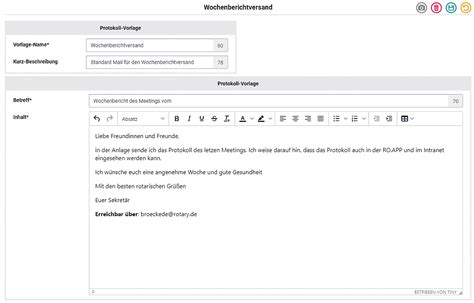 E Mail Vorlage Erstellen