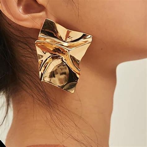 Sheet Of Gold Earrings More Products At In