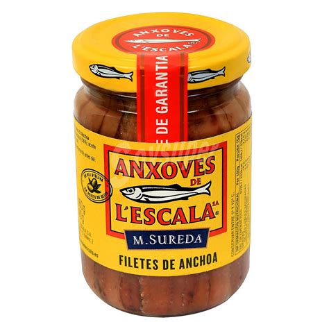 L Escala Filetes De Anchoa En Aceite De Oliva 160 G