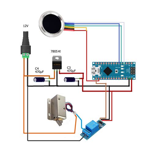 R Capacitive Fingerprint Sensor Or Scanner With Arduino Biometric