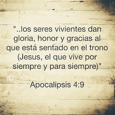 📜🗣los Seres Vivientes Dan Gloria Honor Y Gracias Al Que Está