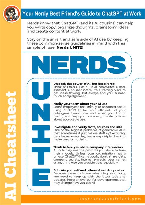 AI Cheatsheet: Guidelines for AI Use at Work - Beth Ziesenis