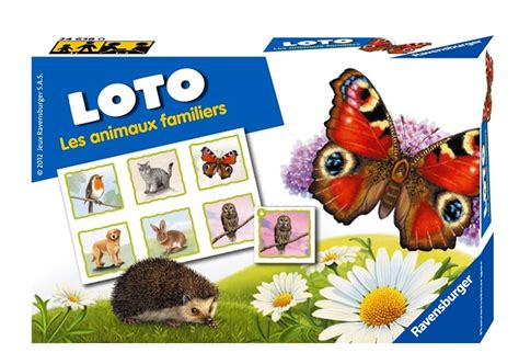 Jeu Ravensburger Loto 30 Cartes Animaux Familiers