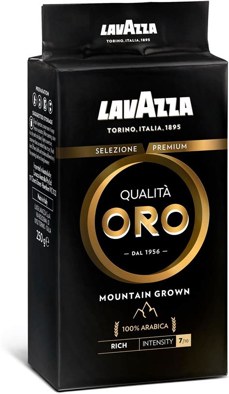 Kawa Lavazza Qualita Oro Mountain Grown Mielona 250g Ceny I Opinie