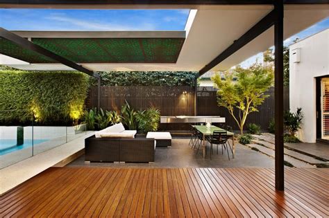 Indoor Outdoor House Design With Alfresco Terrace Living Area