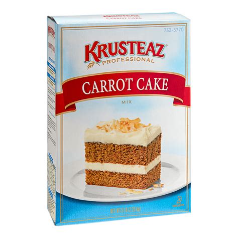 Krusteaz Professional 5 Lb Carrot Cake Mix 6 Case