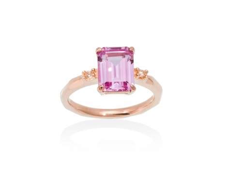 Ring Monaco Rosa In Silber Rose Vergoldet Marina Garcia