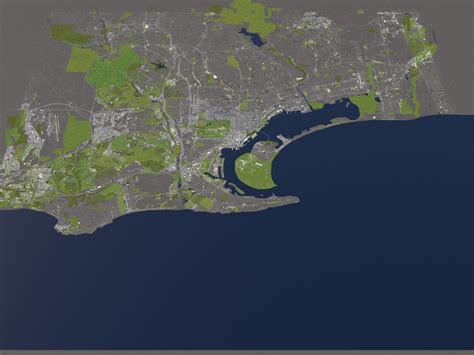 San Diego 50x50km 3d City Map 3d Model 149 Max Fbx Obj Free3d