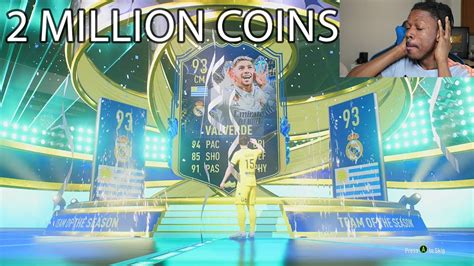 Omg My Best Tots Pull Ever Fifa La Liga Tots Pack Opening Youtube