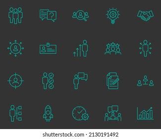 Artificial Intelligence Icon Set Duotone Color Stock Vector Royalty