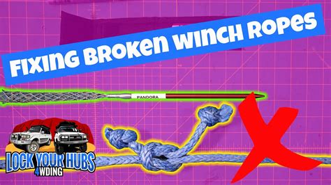 How To Splice Dyneema Synthetic Winch Rope Right Including Self