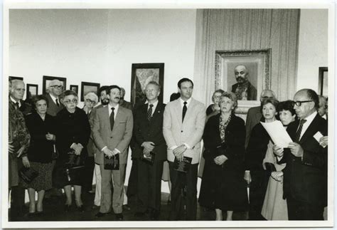 Inauguración de la exposición de óleos de Honorato Vásquez en el Museo