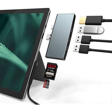 Station Daccueil Surface Pro 5 6 Usb Avec 4k Hdmi Transport Haute