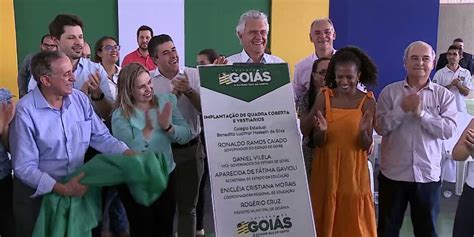 Governo Inaugura Quadra Poliesportiva Em Escola Da Capital Ag Ncia