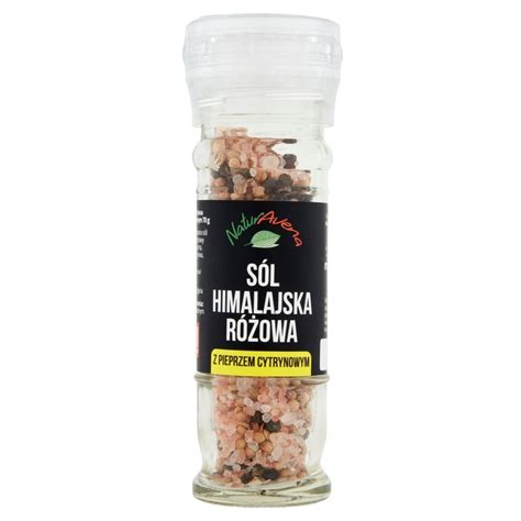 NaturAvena Sól himalajska różowa z pieprzem cytrynowym 70 g Zakupy