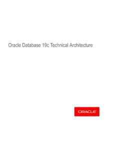 Oracle Database 19c Technical Architecture / oracle-database-19c ...