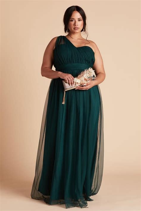 Affordable Emerald Green Bridesmaid Dresses Under Birdy Grey