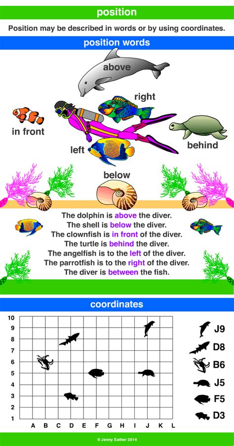 Position A Maths Dictionary For Kids Quick Reference By Jenny Eather