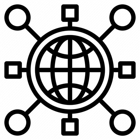 centralized networking datanomics decentralized big data icon