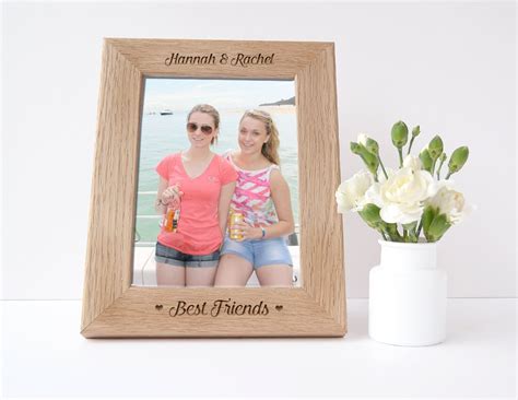 Personalised Best Friends Photo Frame Bridesmaid Gift