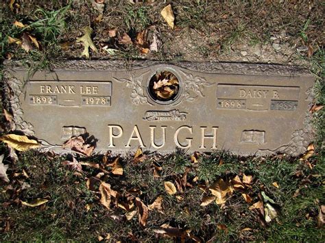 Frank Lee Paugh M Morial Find A Grave