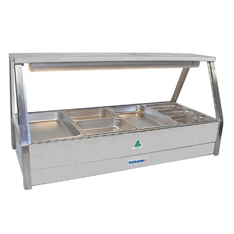 Roband Hot Food Display Bar E RD Fits X Mm Or X Mm Pans FZ Nisbets