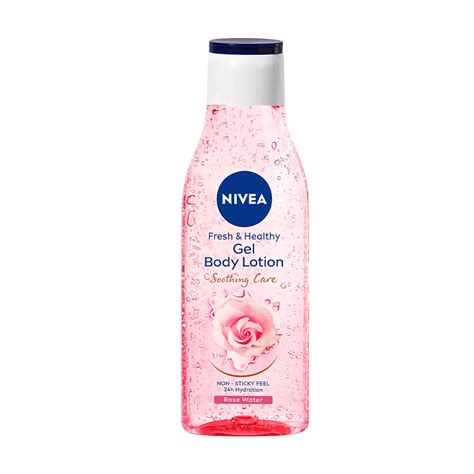 Buy Nivea Gel Body Lotion 200 Ml Rose Refreshing Care For 24h Hydration Non Sticky Fast