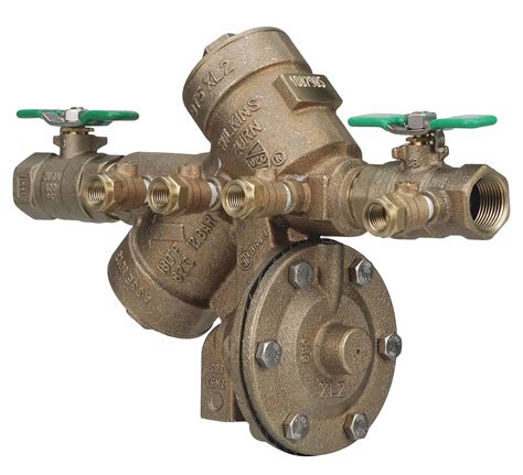 Zurn Wilkins Reduced Pressure Zone Backflow Preventer Wilkins 975xl2 3 4 In Size Fnpt Bronze