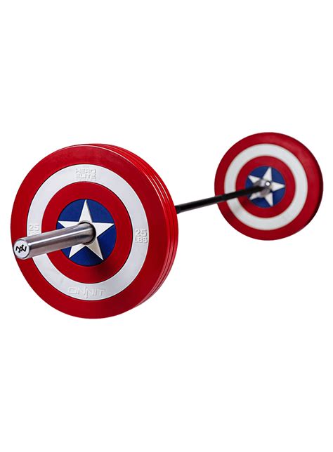 Onnit Captain America Shield Barbell Plates Garage Gym Reviews