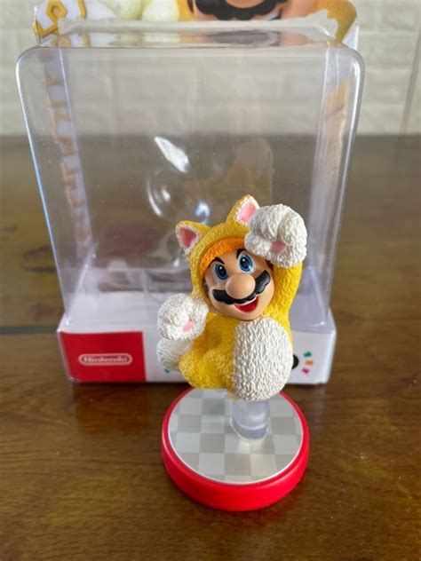 Yahooオークション アミーボ Amiibo ネコマリオ スーパーマリオシリ