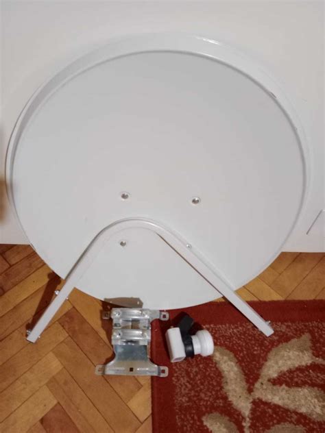 Antena Satelit Noua Lnb Dublu Cablu Coaxial Mufe F Conexiune Cluj