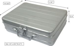 JAYCO Aluminium Storage Trunk Large 14 Silver Metal Trunk Price In