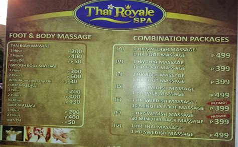 Have A Royal Treatment At Thai Royale Spa Sugarsmile